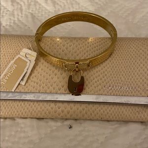Michael Kors gold bangle bracelet